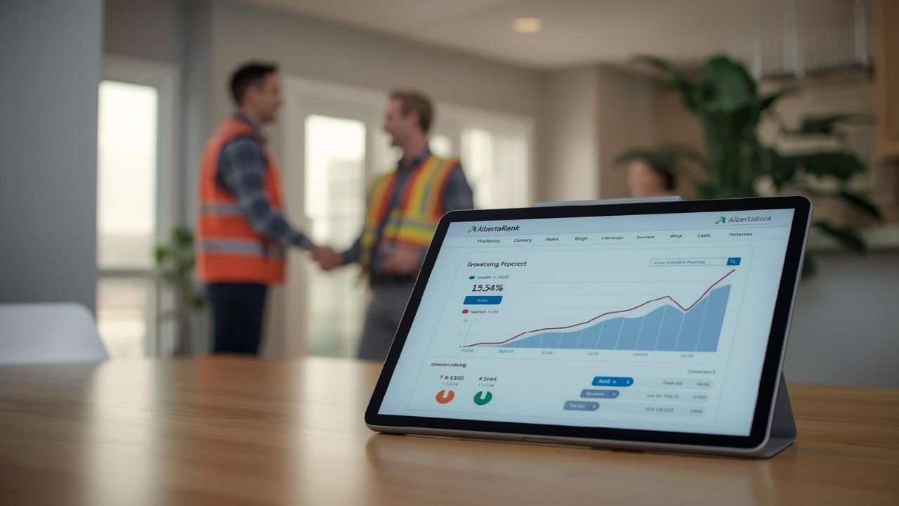 AlbertaRank local SEO and AI lead automation services for Calgary and Edmonton contractors.