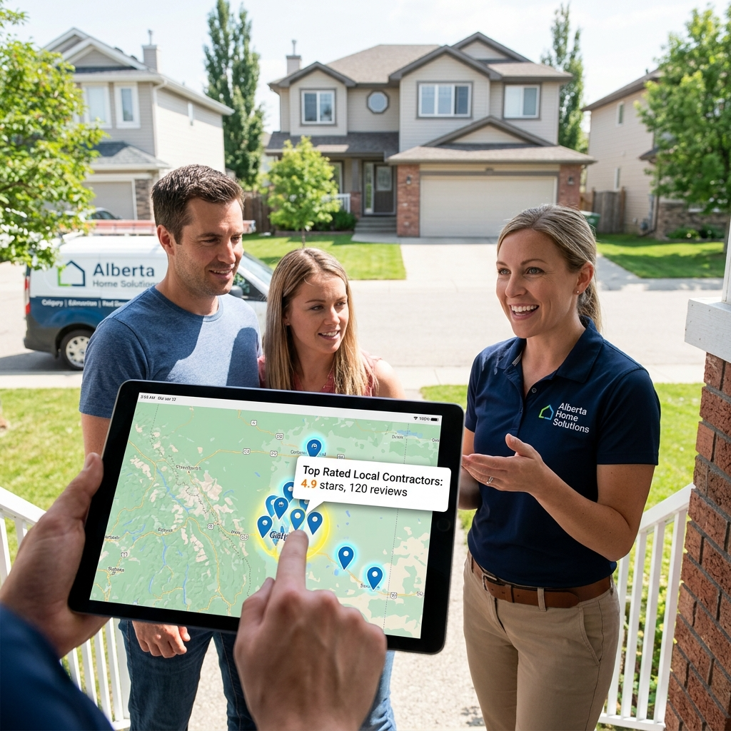 The Direct Revenue Impact of Map Pack Visibility for Alberta Home Service Businesses